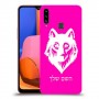 זאב כיסוי מגן קשיח בעיצוב אישי עם השם שלך ל Samsung Galaxy A20s יחידה אחת סקרין מובייל