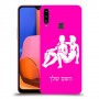 תאומים כיסוי מגן קשיח בעיצוב אישי עם השם שלך ל Samsung Galaxy A20s יחידה אחת סקרין מובייל