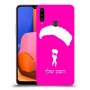 צניחה חופשית כיסוי מגן קשיח בעיצוב אישי עם השם שלך ל Samsung Galaxy A20s יחידה אחת סקרין מובייל