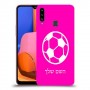 כדורגל - כדור כיסוי מגן קשיח בעיצוב אישי עם השם שלך ל Samsung Galaxy A20s יחידה אחת סקרין מובייל