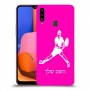 שחקן טניס כיסוי מגן קשיח בעיצוב אישי עם השם שלך ל Samsung Galaxy A20s יחידה אחת סקרין מובייל