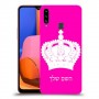 כתר מלכותי כיסוי מגן קשיח בעיצוב אישי עם השם שלך ל Samsung Galaxy A20s יחידה אחת סקרין מובייל