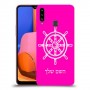 הגה - קפטן - ים כיסוי מגן קשיח בעיצוב אישי עם השם שלך ל Samsung Galaxy A20s יחידה אחת סקרין מובייל