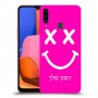סמיילי כיסוי מגן קשיח בעיצוב אישי עם השם שלך ל Samsung Galaxy A20s יחידה אחת סקרין מובייל