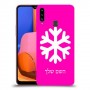שלג כיסוי מגן קשיח בעיצוב אישי עם השם שלך ל Samsung Galaxy A20s יחידה אחת סקרין מובייל