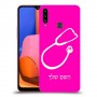 רופא סטטוסקופ כיסוי מגן קשיח בעיצוב אישי עם השם שלך ל Samsung Galaxy A20s יחידה אחת סקרין מובייל