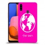 עולם כיסוי מגן קשיח בעיצוב אישי עם השם שלך ל Samsung Galaxy A20s יחידה אחת סקרין מובייל