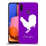 תרנגול כיסוי מגן קשיח בעיצוב אישי עם השם שלך ל Samsung Galaxy A20s יחידה אחת סקרין מובייל