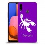 עקרב כיסוי מגן קשיח בעיצוב אישי עם השם שלך ל Samsung Galaxy A20s יחידה אחת סקרין מובייל