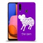 טלה כיסוי מגן קשיח בעיצוב אישי עם השם שלך ל Samsung Galaxy A20s יחידה אחת סקרין מובייל