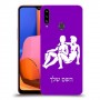 תאומים כיסוי מגן קשיח בעיצוב אישי עם השם שלך ל Samsung Galaxy A20s יחידה אחת סקרין מובייל