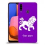 אריה כיסוי מגן קשיח בעיצוב אישי עם השם שלך ל Samsung Galaxy A20s יחידה אחת סקרין מובייל