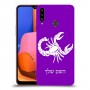 עקרב כיסוי מגן קשיח בעיצוב אישי עם השם שלך ל Samsung Galaxy A20s יחידה אחת סקרין מובייל