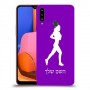ג'וגלין - אישה כיסוי מגן קשיח בעיצוב אישי עם השם שלך ל Samsung Galaxy A20s יחידה אחת סקרין מובייל