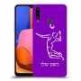 שחקן כדורעף כיסוי מגן קשיח בעיצוב אישי עם השם שלך ל Samsung Galaxy A20s יחידה אחת סקרין מובייל