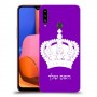 כתר מלכותי כיסוי מגן קשיח בעיצוב אישי עם השם שלך ל Samsung Galaxy A20s יחידה אחת סקרין מובייל