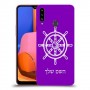 הגה - קפטן - ים כיסוי מגן קשיח בעיצוב אישי עם השם שלך ל Samsung Galaxy A20s יחידה אחת סקרין מובייל