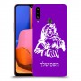 סנטה קלאוס כיסוי מגן קשיח בעיצוב אישי עם השם שלך ל Samsung Galaxy A20s יחידה אחת סקרין מובייל