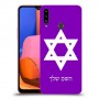 מגן דוד - ישראל כיסוי מגן קשיח בעיצוב אישי עם השם שלך ל Samsung Galaxy A20s יחידה אחת סקרין מובייל