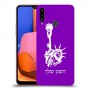 פסל החירות כיסוי מגן קשיח בעיצוב אישי עם השם שלך ל Samsung Galaxy A20s יחידה אחת סקרין מובייל