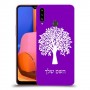 עץ כיסוי מגן קשיח בעיצוב אישי עם השם שלך ל Samsung Galaxy A20s יחידה אחת סקרין מובייל