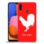 תרנגול כיסוי מגן קשיח בעיצוב אישי עם השם שלך ל Samsung Galaxy A20s יחידה אחת סקרין מובייל