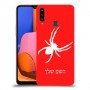 עכביש כיסוי מגן קשיח בעיצוב אישי עם השם שלך ל Samsung Galaxy A20s יחידה אחת סקרין מובייל