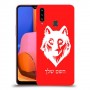 זאב כיסוי מגן קשיח בעיצוב אישי עם השם שלך ל Samsung Galaxy A20s יחידה אחת סקרין מובייל