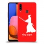 סמוראי כיסוי מגן קשיח בעיצוב אישי עם השם שלך ל Samsung Galaxy A20s יחידה אחת סקרין מובייל
