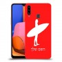 גלישה כיסוי מגן קשיח בעיצוב אישי עם השם שלך ל Samsung Galaxy A20s יחידה אחת סקרין מובייל