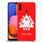 טריאתלון כיסוי מגן קשיח בעיצוב אישי עם השם שלך ל Samsung Galaxy A20s יחידה אחת סקרין מובייל