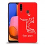 שחקן כדורעף כיסוי מגן קשיח בעיצוב אישי עם השם שלך ל Samsung Galaxy A20s יחידה אחת סקרין מובייל