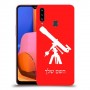 טלסקופ כיסוי מגן קשיח בעיצוב אישי עם השם שלך ל Samsung Galaxy A20s יחידה אחת סקרין מובייל