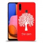 עץ כיסוי מגן קשיח בעיצוב אישי עם השם שלך ל Samsung Galaxy A20s יחידה אחת סקרין מובייל