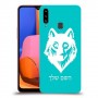 זאב כיסוי מגן קשיח בעיצוב אישי עם השם שלך ל Samsung Galaxy A20s יחידה אחת סקרין מובייל