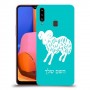 טלה כיסוי מגן קשיח בעיצוב אישי עם השם שלך ל Samsung Galaxy A20s יחידה אחת סקרין מובייל