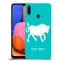 שור כיסוי מגן קשיח בעיצוב אישי עם השם שלך ל Samsung Galaxy A20s יחידה אחת סקרין מובייל