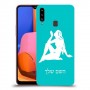 בתולה כיסוי מגן קשיח בעיצוב אישי עם השם שלך ל Samsung Galaxy A20s יחידה אחת סקרין מובייל
