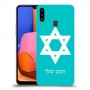 מגן דוד - ישראל כיסוי מגן קשיח בעיצוב אישי עם השם שלך ל Samsung Galaxy A20s יחידה אחת סקרין מובייל
