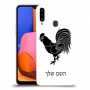 תרנגול כיסוי מגן קשיח בעיצוב אישי עם השם שלך ל Samsung Galaxy A20s יחידה אחת סקרין מובייל