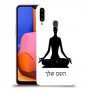 יוגה כיסוי מגן קשיח בעיצוב אישי עם השם שלך ל Samsung Galaxy A20s יחידה אחת סקרין מובייל