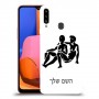 תאומים כיסוי מגן קשיח בעיצוב אישי עם השם שלך ל Samsung Galaxy A20s יחידה אחת סקרין מובייל