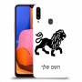 אריה כיסוי מגן קשיח בעיצוב אישי עם השם שלך ל Samsung Galaxy A20s יחידה אחת סקרין מובייל