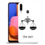 מאזניים כיסוי מגן קשיח בעיצוב אישי עם השם שלך ל Samsung Galaxy A20s יחידה אחת סקרין מובייל