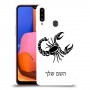 עקרב כיסוי מגן קשיח בעיצוב אישי עם השם שלך ל Samsung Galaxy A20s יחידה אחת סקרין מובייל