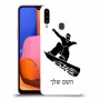 סנובורד כיסוי מגן קשיח בעיצוב אישי עם השם שלך ל Samsung Galaxy A20s יחידה אחת סקרין מובייל