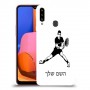 שחקן טניס כיסוי מגן קשיח בעיצוב אישי עם השם שלך ל Samsung Galaxy A20s יחידה אחת סקרין מובייל