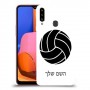 כדורעף - כדור כיסוי מגן קשיח בעיצוב אישי עם השם שלך ל Samsung Galaxy A20s יחידה אחת סקרין מובייל