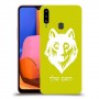 זאב כיסוי מגן קשיח בעיצוב אישי עם השם שלך ל Samsung Galaxy A20s יחידה אחת סקרין מובייל