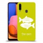 דגים כיסוי מגן קשיח בעיצוב אישי עם השם שלך ל Samsung Galaxy A20s יחידה אחת סקרין מובייל